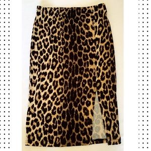 Leopard animal print sexy skirt (small)